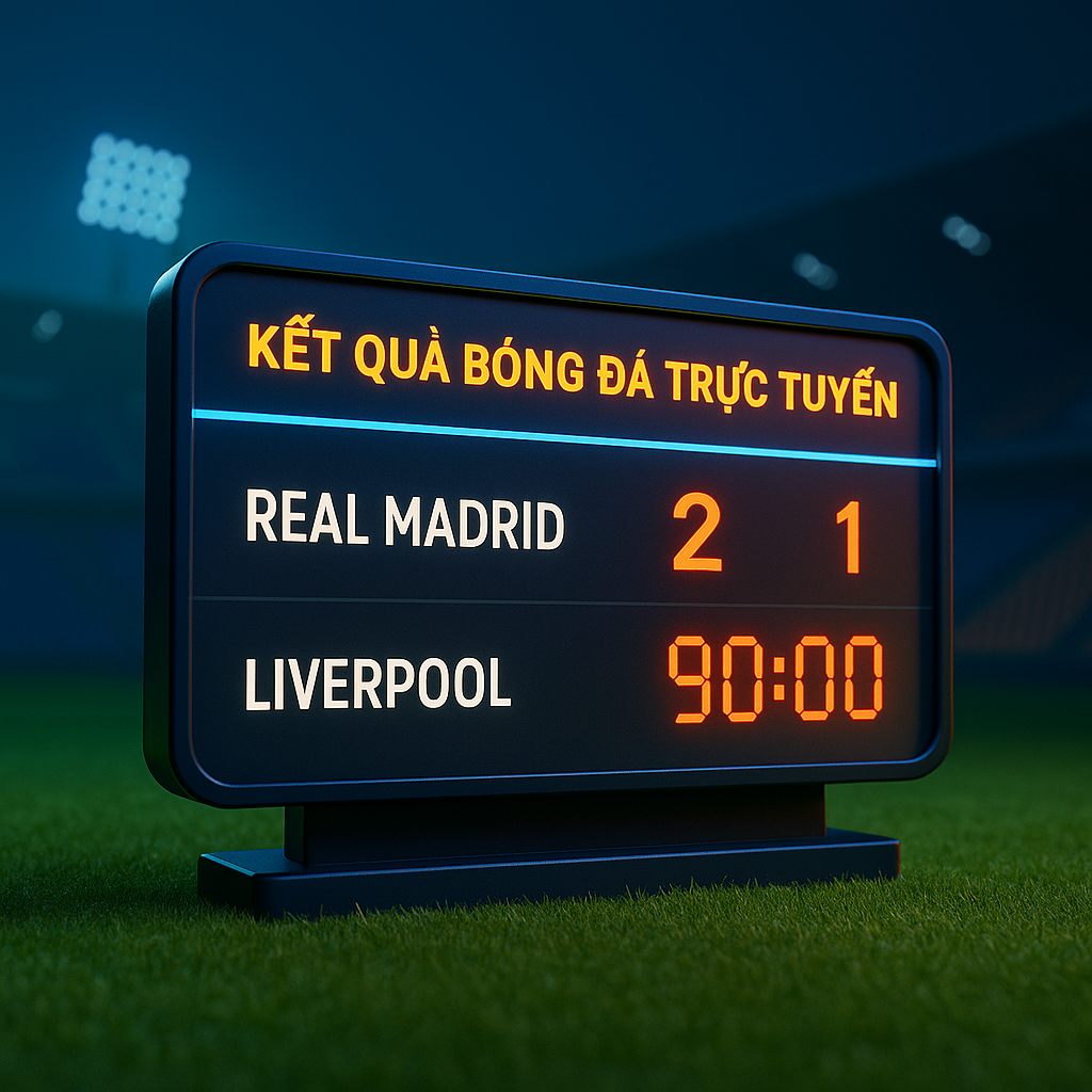 Kết quả bóng đá trực tuyến