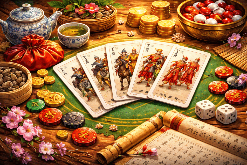 Bàn chơi Tam Cúc truyền thống